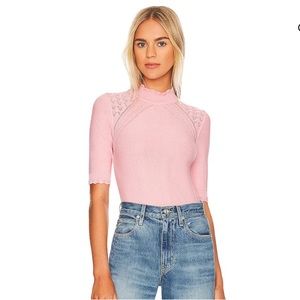 Free People Winter Warmer Solid Bodysuit in Heart Haze NWT